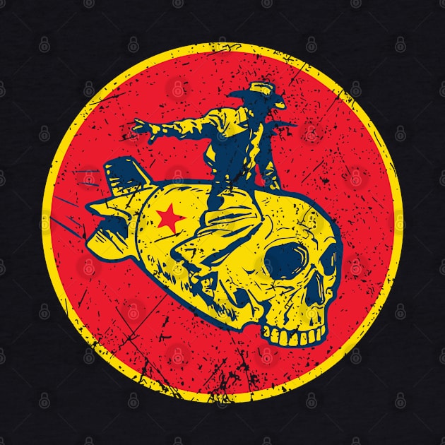 2nd OSS "Skull Bomb Rodeo" Vintage Insignia by Mandra